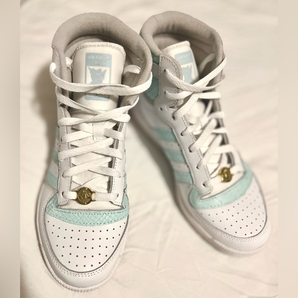 adidas Originals Top Ten RB, size 8 Women’s, White with blue - Picture 3 of 7